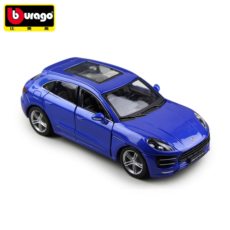 Bburago 1:24 Porsche Macan alloy car model simulation car decoration collection gift toy