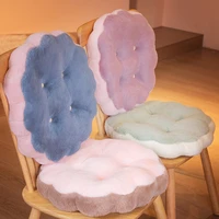 square biscuit cushion winter thicken office round petal butt mat classical pillow chair car decor cookie tatami back mat sofa