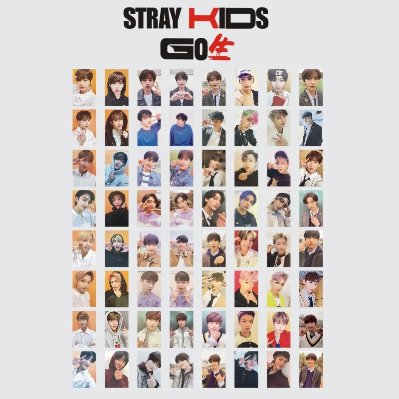 8 шт./компл. Kpop STRAY KIDS Одиночная фотооткрытка GO Live фотоальбом открытка straykids для