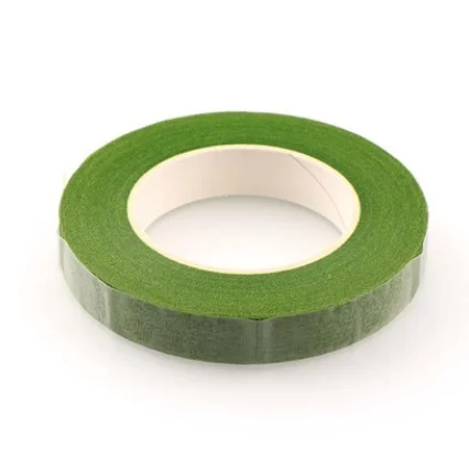 Light green 30 ярдов 12 мм самоклеящаяся бумажная лента цветочный стержень для гирлянды венки DIY ремесло Искусственный шелк цветок - Цвет: Light green