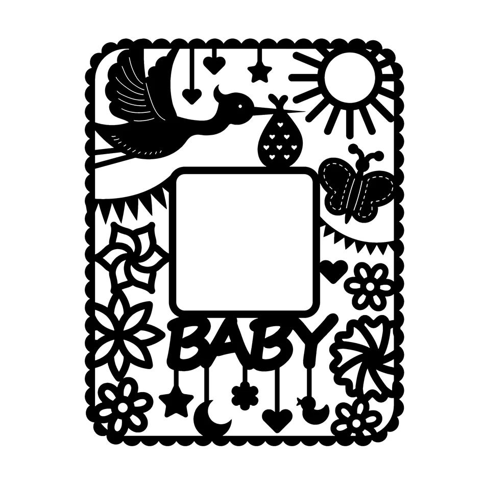 DiyArts веселые рождественские заготовки металлические режущие штампы для