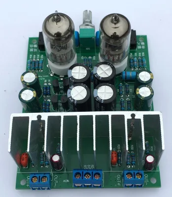 

6J1 Bile Buffer Tube Preamplifier Audio Board LM1875T Power Amplifier Board 30W Preamp Headphones Amplifier AMP DIY Kits