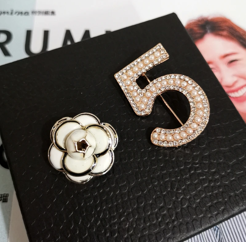 Женская Брошь в виде цветка камелии стиле ретро | Украшения и аксессуары