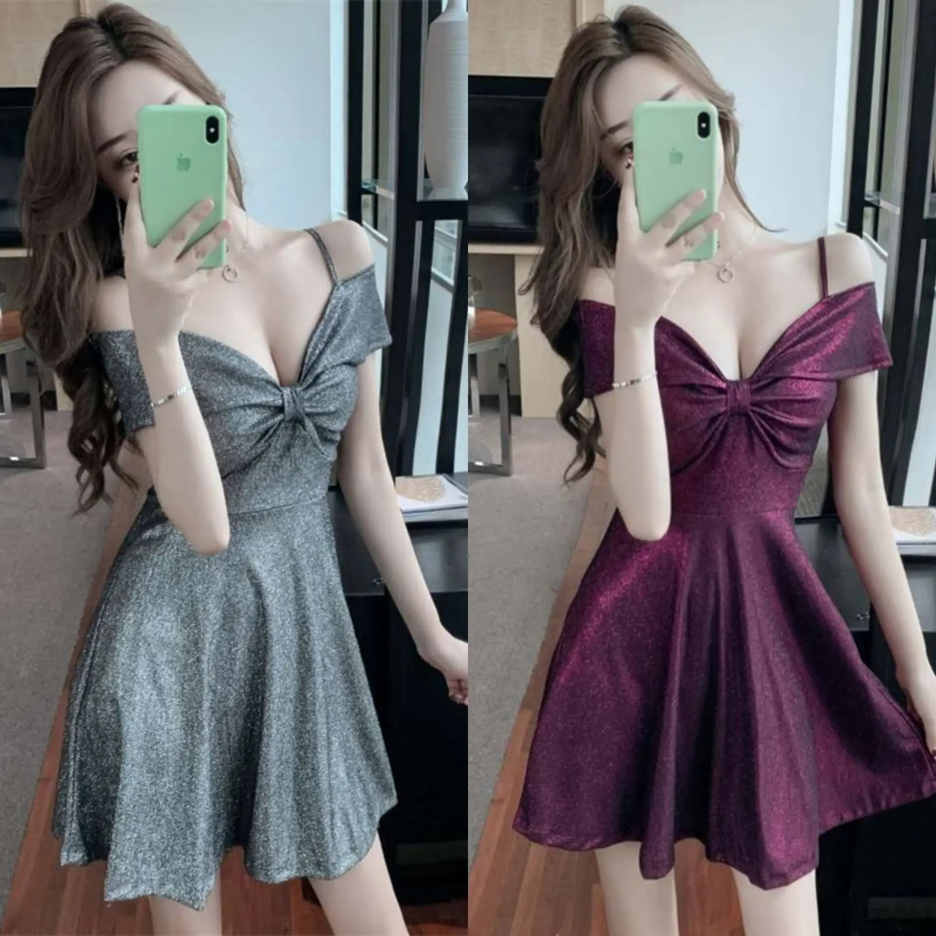 Женское облегающее платье с V образным вырезом обтягивающее Привлекательное