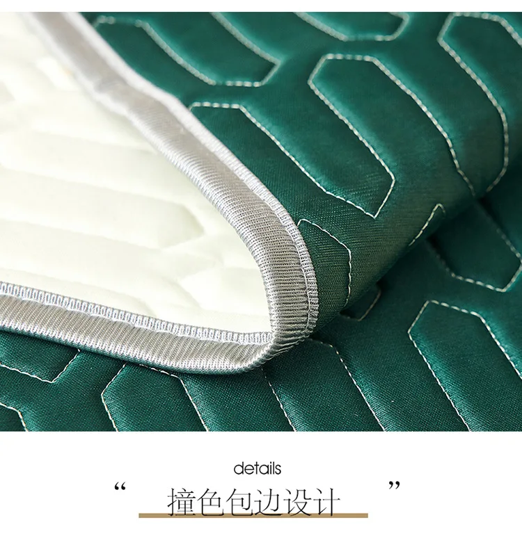 

Summer sleeping mat All-inclusive Super Soft Smooth ome Anti-skid Cool Sleeping Mat Quilting Latex Folding Bed Pad Set