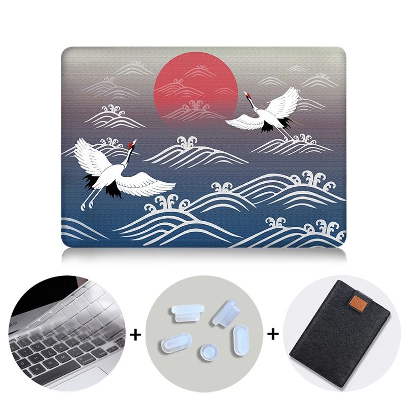 Чехол MTT для ноутбука Macbook Air Pro retina 11 12 13 15, жесткий чехол с сенсорной панелью для mac book Pro 13,3, 15,4 дюймов, сумка для ноутбука - Цвет: MB06