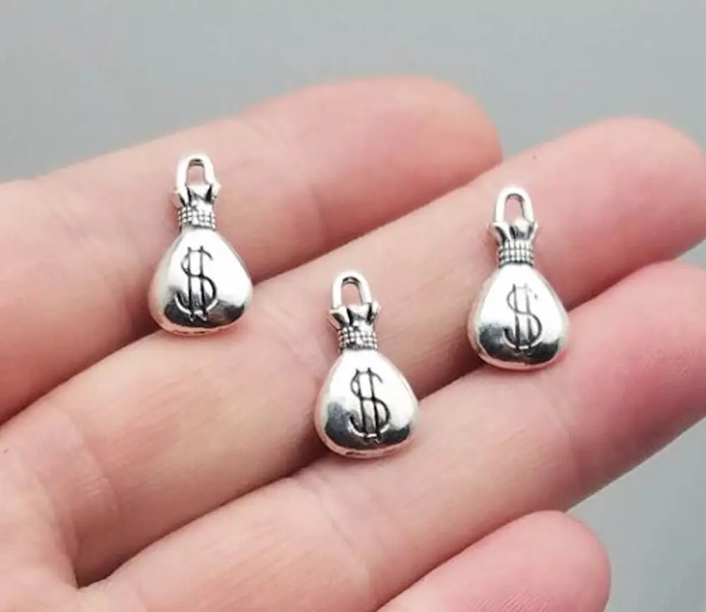 30 шт./лот 17x9 мм посеребренные подвески в античном стиле товары для творчества