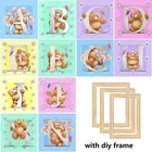 5D сделай сам, круглая алмазная живопись, вышивка, алмазная Алмазная мозаика, Наборы для творчества, домашний декор, картина с рамкой сделай сам