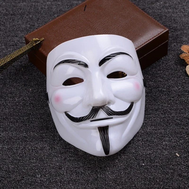 1 шт. анонимным Гай Фокс нарядное платье аксессуар Macka тушь Хэллоуин V for Vendetta