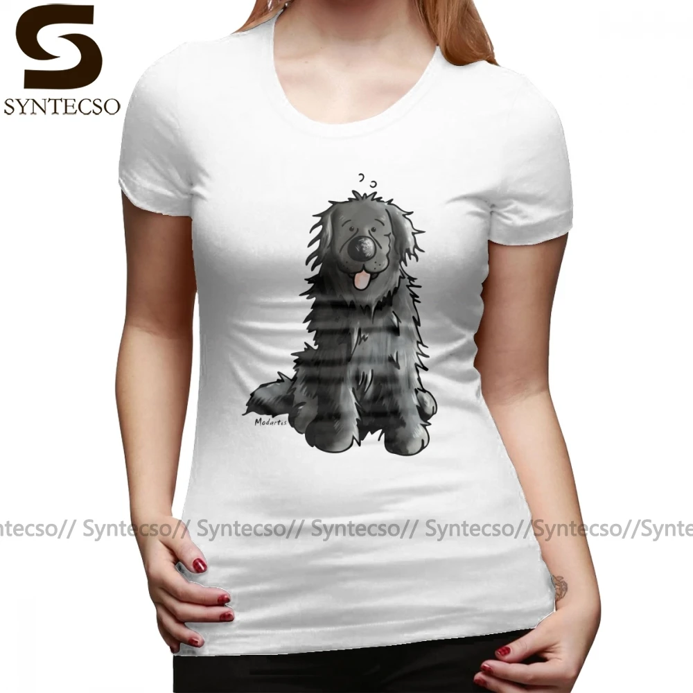 Ньюфаундленд футболка с изображением утенка черный героями мультфильмов