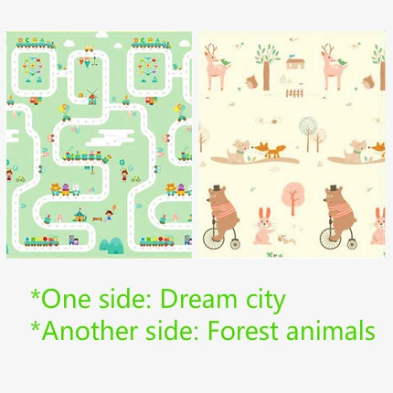 2 м XPE детский коврик мягкий игровой Детский ковер животные полностью