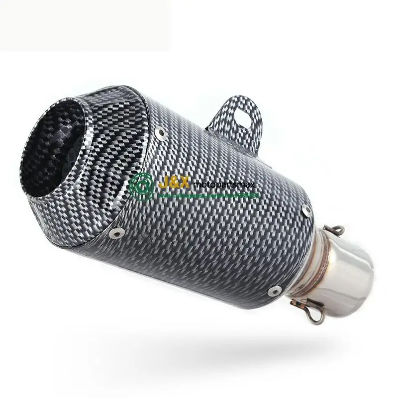 

36-51mm Universal Motorcycle Modified Exhaust Muffler Escape Slip On pipe Fit Dirt Street Bike Scooter ATV