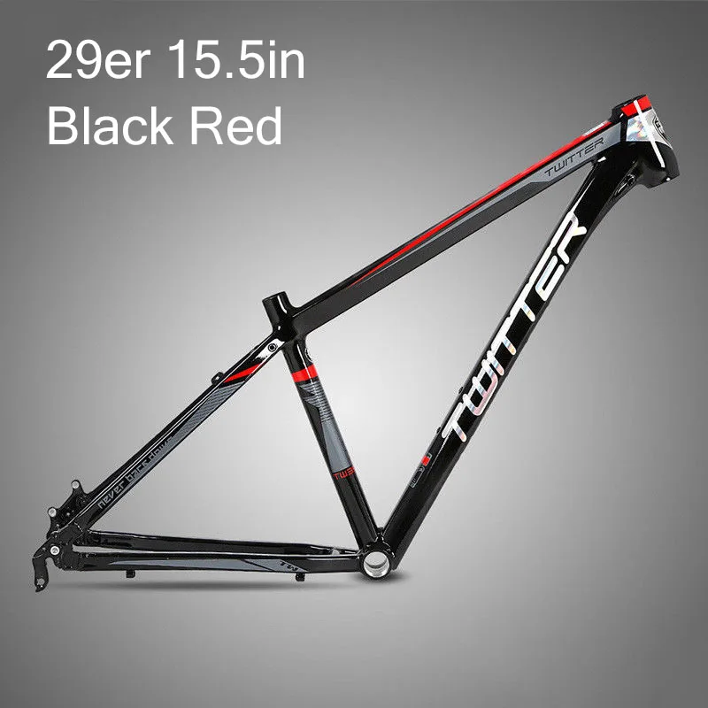29erBlack Red 15.5in Твиттер 3900XC рама горный велосипед 15,5 17 19 дюймов горный велосипед Алюминиевый велосипед рамы для колес Размер 29er велосипедная Рама набор - Цвет: 29erBlack Red 15.5in