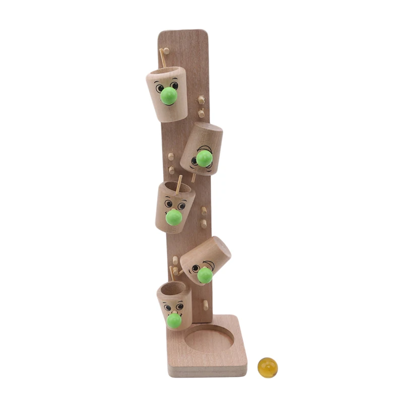

Tree Marble Ball Run Track Game Baby Montessori Wooden Blocks Kids Children Intelligence Educational Toy Baby Children Day Gift