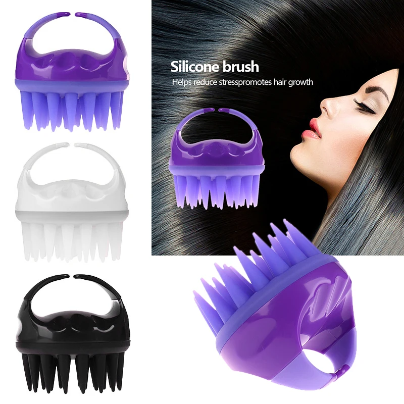 

Scalp Massager, Shampoo Brush Two Sets Of Scalp Brush Shampoo Brush Head Scrub Brush, Suitable For All Curly Hair Types