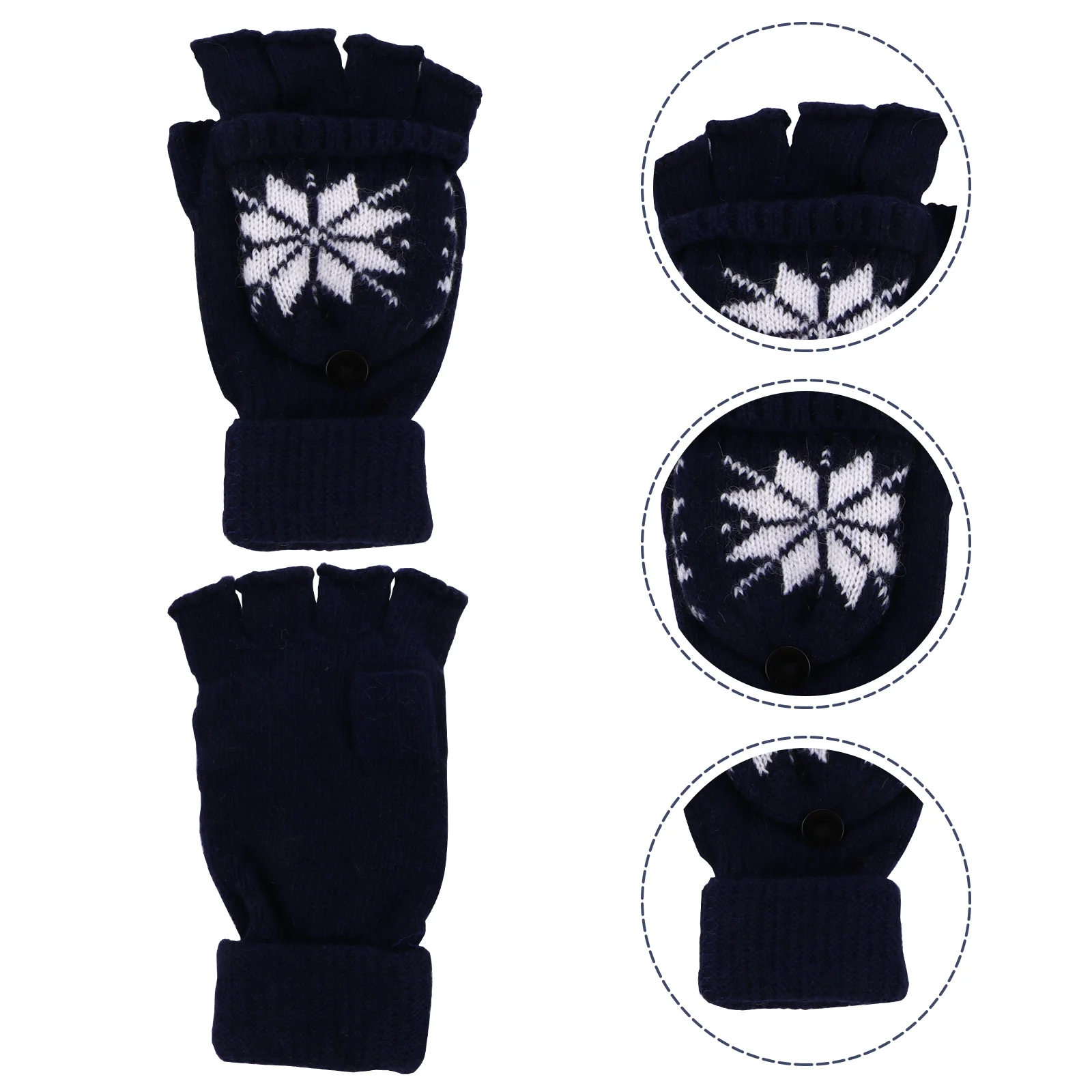 

1 пара вязаных теплых перчаток с USB-подогревом