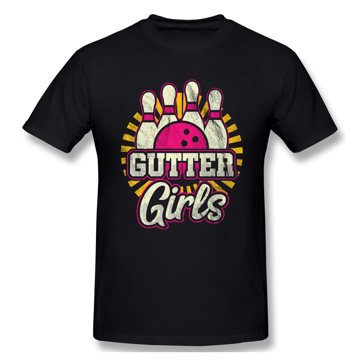 Gutter Girls Bowling Team Bowler T shirt man T Shirt Woman