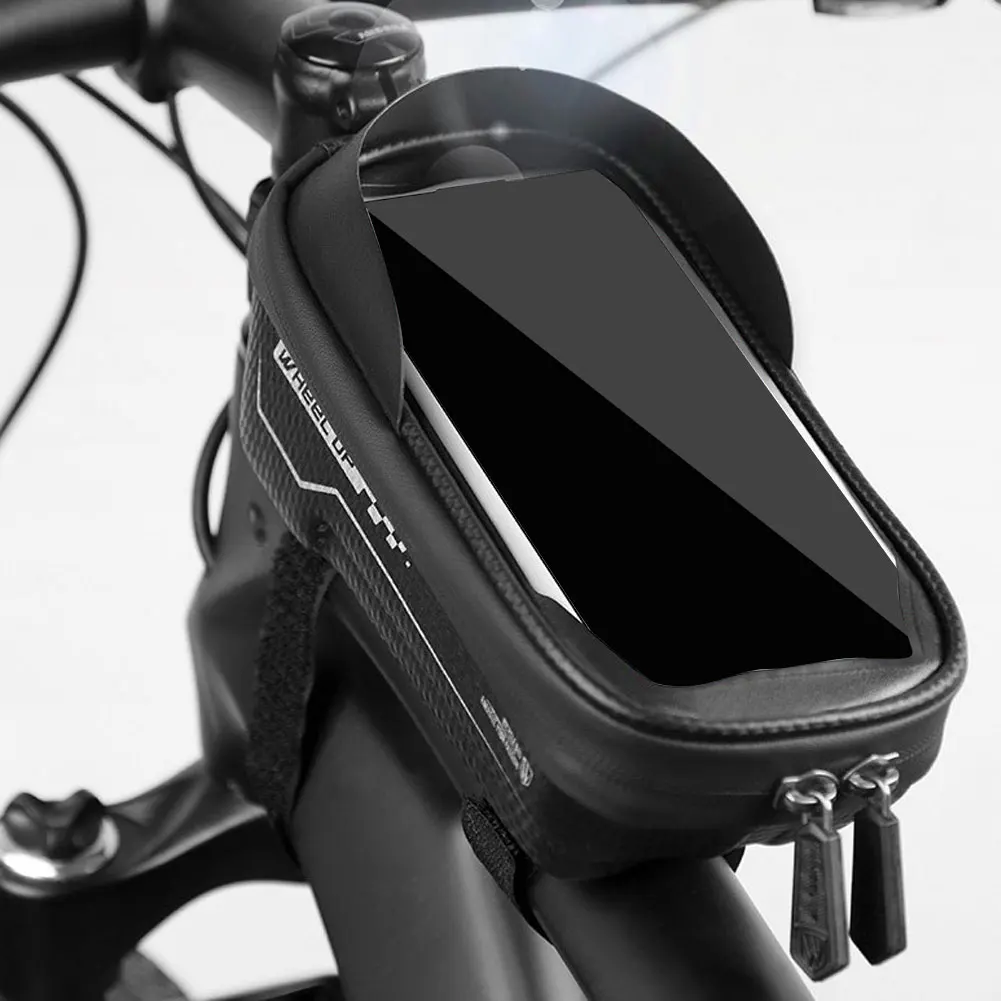 

Rainproof Bike Bag Frame Front Top Tube Cycling Bag Reflective 6.5inch Phone Case Touchscreen Bag MTB Bicycle Accessories