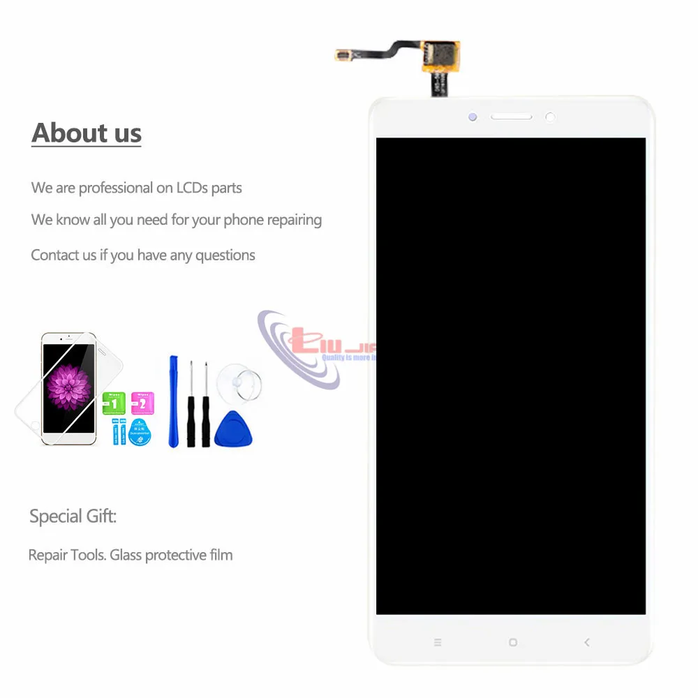 Оригинальный ЖК дисплей для XIAOMI Mi Max 2 сенсорный экран с рамкой запасные части Xiaomi