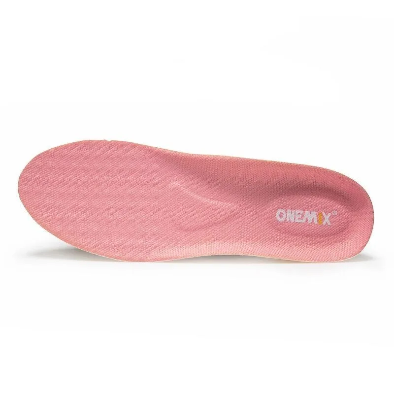 Pink ONEMIX, стельки для супинатора, амортизирующие, впитывающие влагу, мягкие стельки, стельки для здоровья, стельки для обуви, массажные подушечки - Цвет: Pink