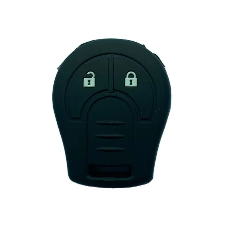 

Silicone rubber car Key Remote Shell Bag cover case For Nissan Juke Micra Qashqai Note Cube 2 Button key