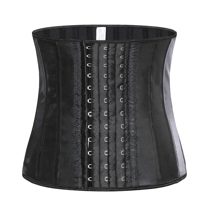 25 steel bone black2 Утягивающее белье тренажер Латекс талии тренер Похудения латекс cincher корсет утягивающий похудения моделирования горячие формочек тела для похудения латексный корсет пояс для похудения утягивающее белье похудения - Цвет: 25 steel bone black2