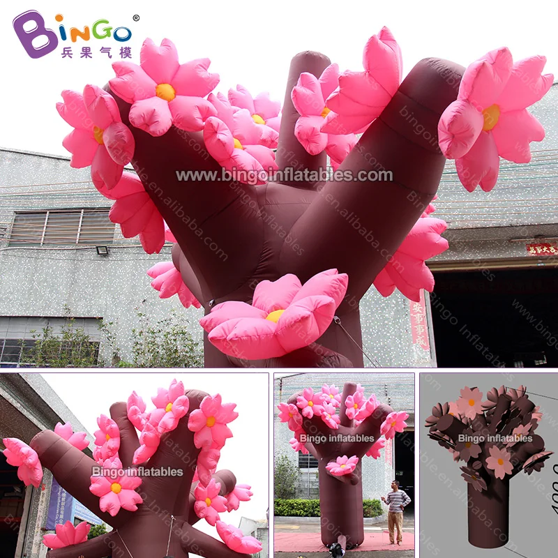 Изысканное Надувное персиковое дерево для украшения мероприятий/гигантское Цветочное улицы/надутое