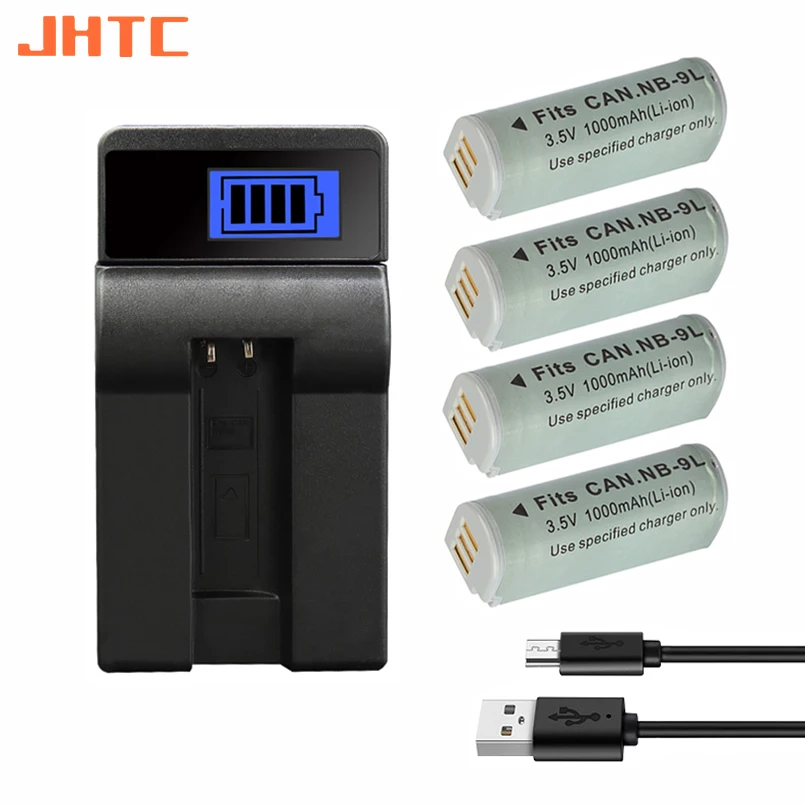 

NB-9L Батарея 1000 мАч для Canon ELPH 510 520 530 HS PowerShot N SD4500 IS IXUS 1000 1100 500 510 HS IXY 1 3 50S батареи NB9L