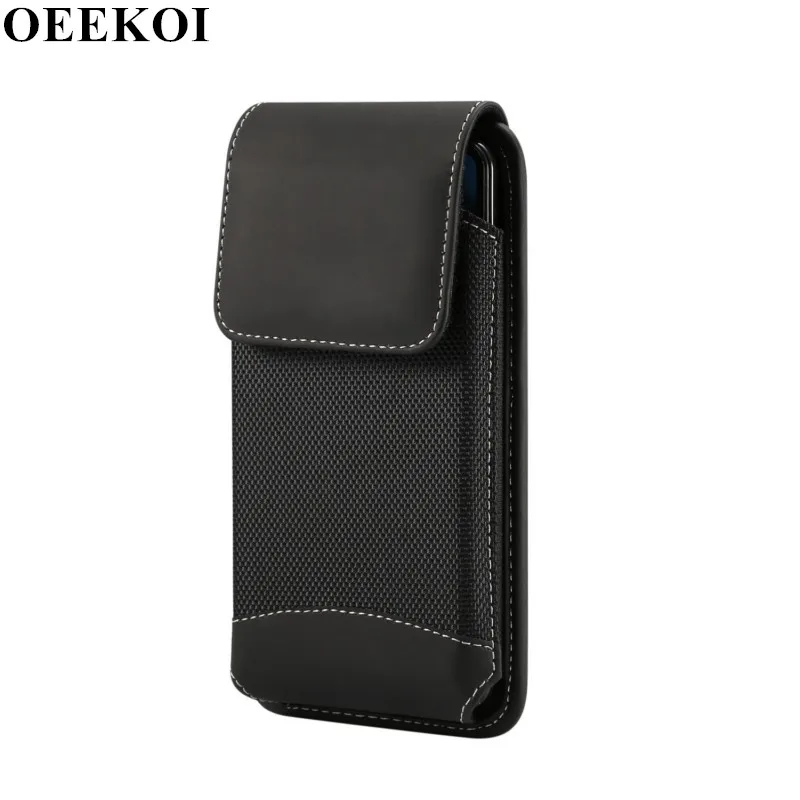 OEEKOI Универсальный Прочный Оксфорд Ткань Зажим для ремня чехол Для Doogee BL5500 Lite S55 S40