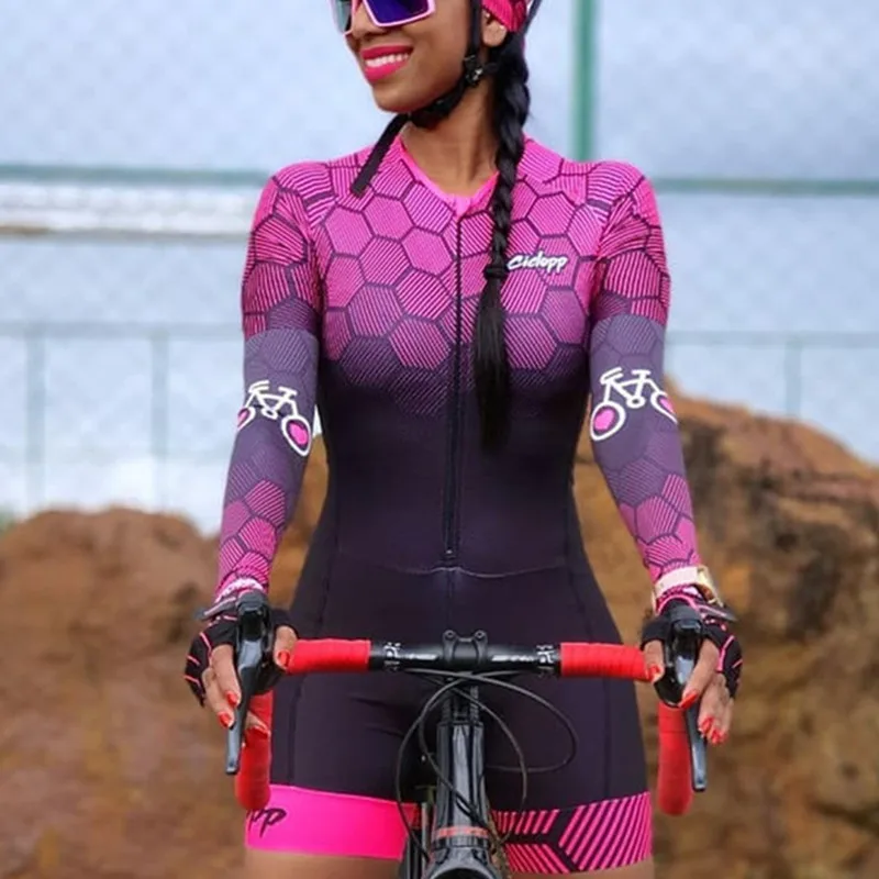 Женский велосипедный костюм с длинным рукавом ciclopp|Велосипедные комплекты| |