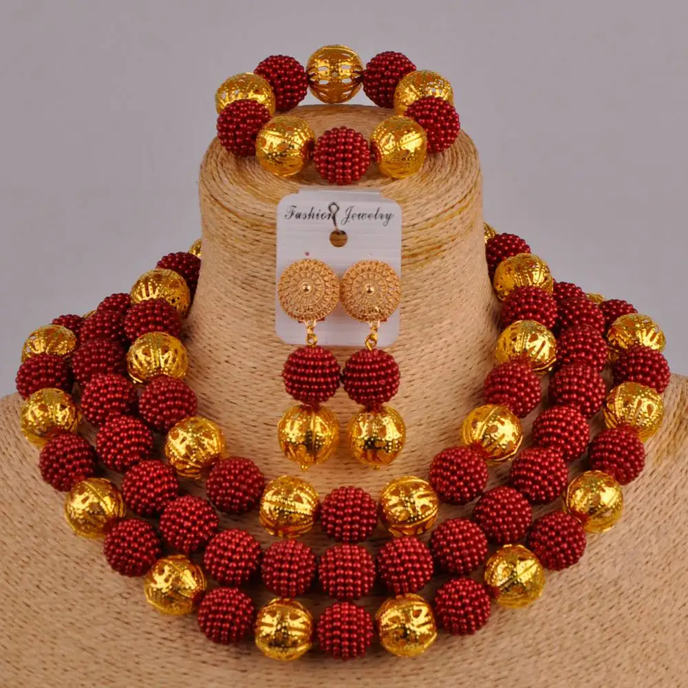 Винный Африканский костюм набор ювелирных изделий искусственный жемчуг