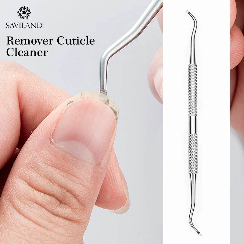 Серебряное средство для удаления кутикулы SAVILAND очиститель из нержавеющей стали