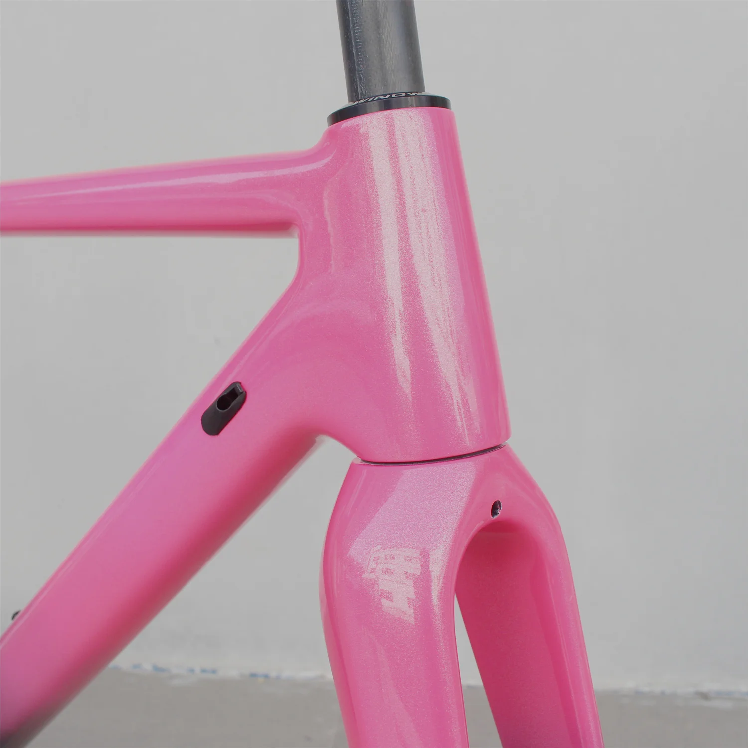 Хамелеон таможенная живопись углеродное волокно гравий рама велосипеда новые