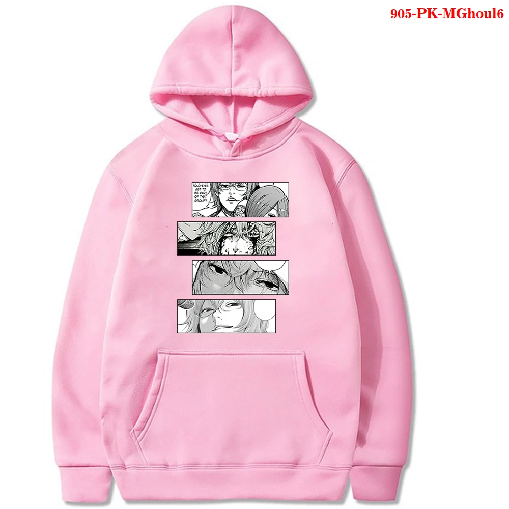 Толстовка с капюшоном из японского аниме Токийский Гуль Мужская свободная