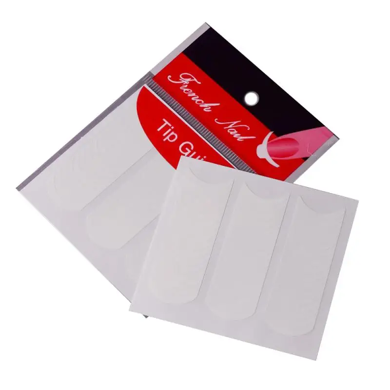 5 шт U наклейки для ногтей Французский маникюр руководство шеврон стиль маникюра