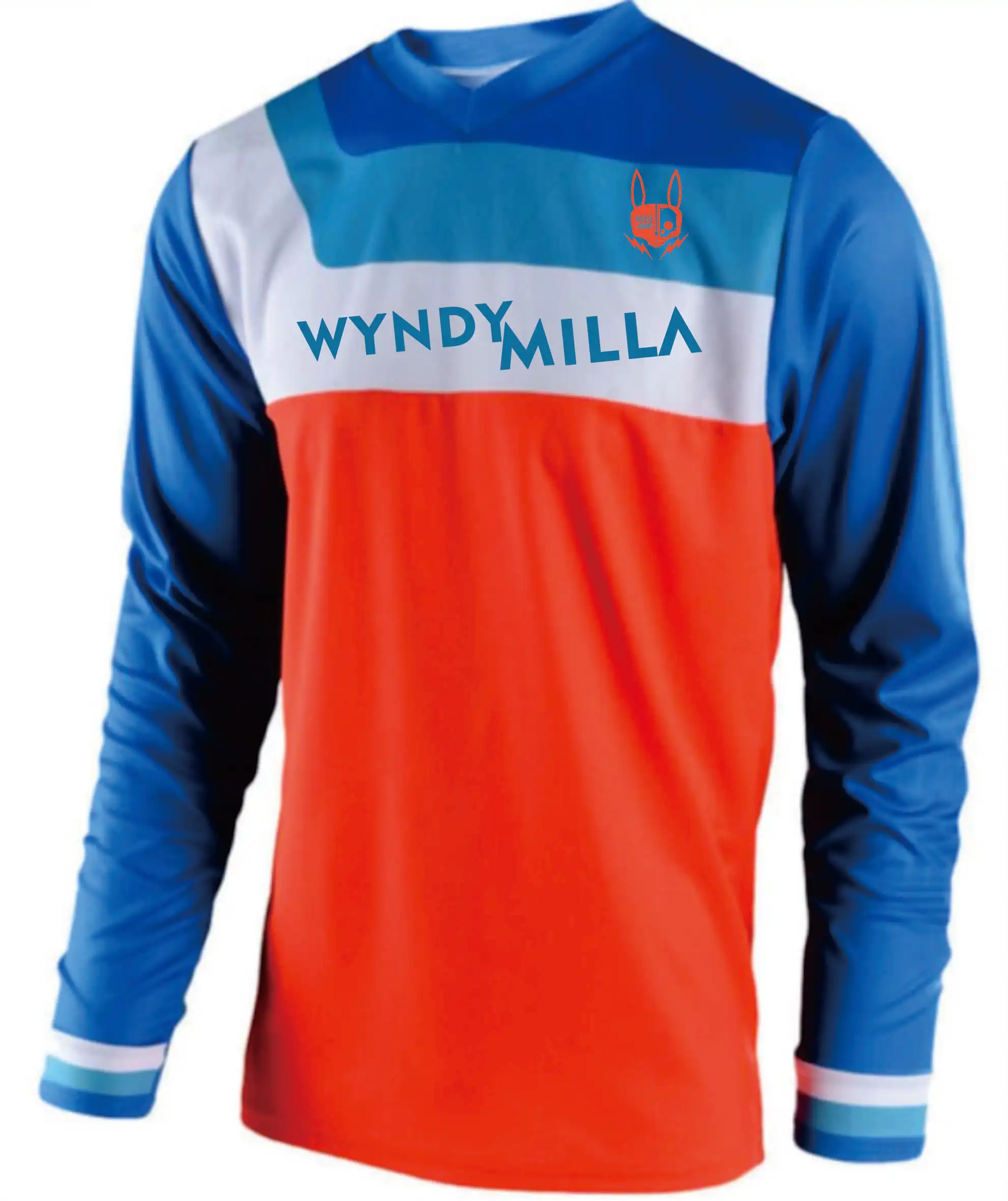 

Мужская рубашка WYNDY MILLA с длинным рукавом и горным велосипедом, свободная и удобная, для верховой езды, чемпионата 100%