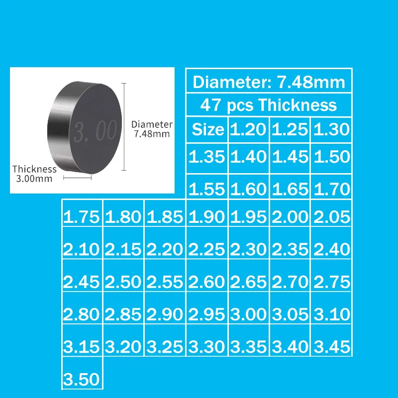 47 шт. регулируемый клапан двигателя мотоцикла диаметр 7 48 мм для SUZUKI SV650SA RMZ250 RF900