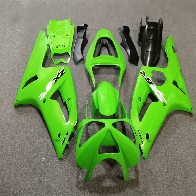 Высокое качество ABS обтекатель комплект для Kawasaki OEM инъекции ниндзя ZX 6R 2003 2004 zx6r 03 04 черный зеленый Обтекатели набор
