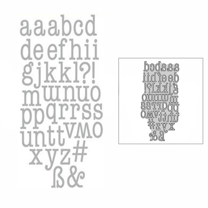 

2022 "сделай сам" нижние буквы чехол металлические Вырубные штампы для скрапбукинга и изготовления карт Журнал Новые тисненые бумажные ремесла без штампов