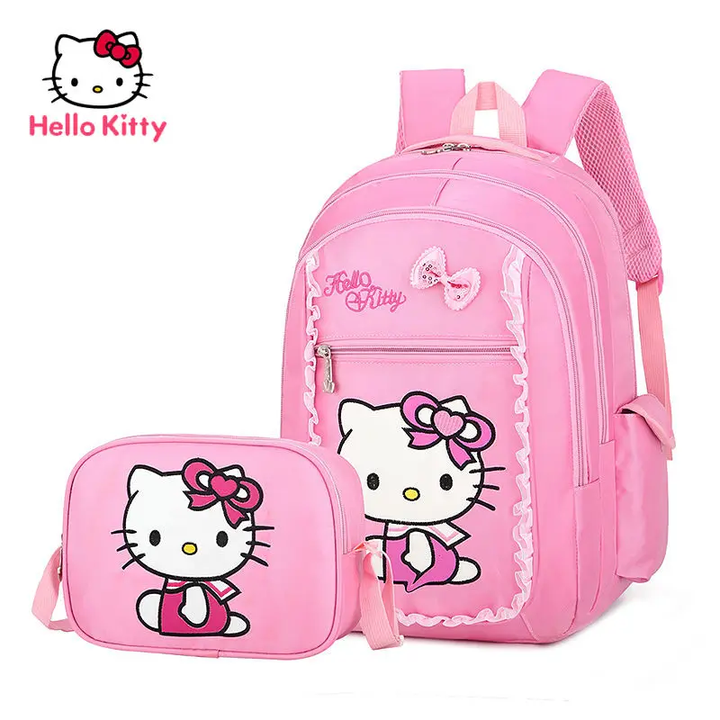 

Hello Kitty Student Schoolbag Cartoon Children Cute Backpack Large Capacity Schoolbag