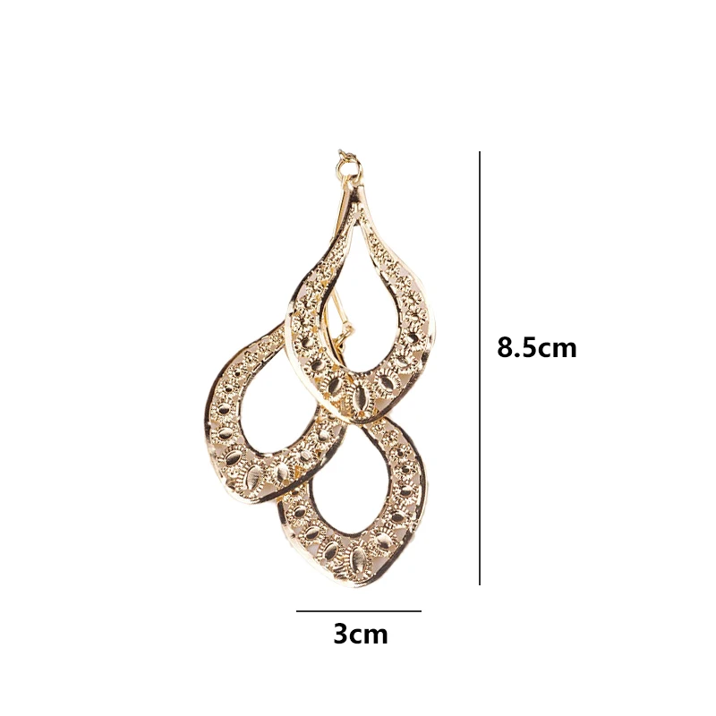 Женские серьги бабочки с двойным бантом длинные кисточки из сплава цветком