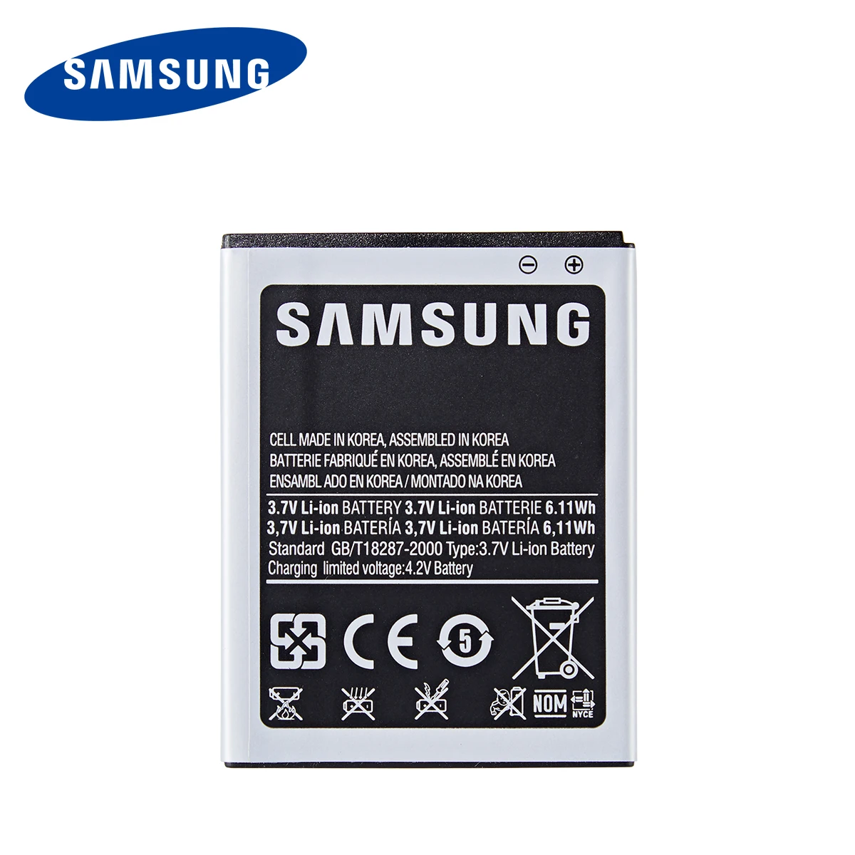 Оригинальный аккумулятор SAMSUNG 1650 мАч для Samsung Galaxy S2 i9100 i9108 i9103 I777 i9105 i9100G i9188 i9050
