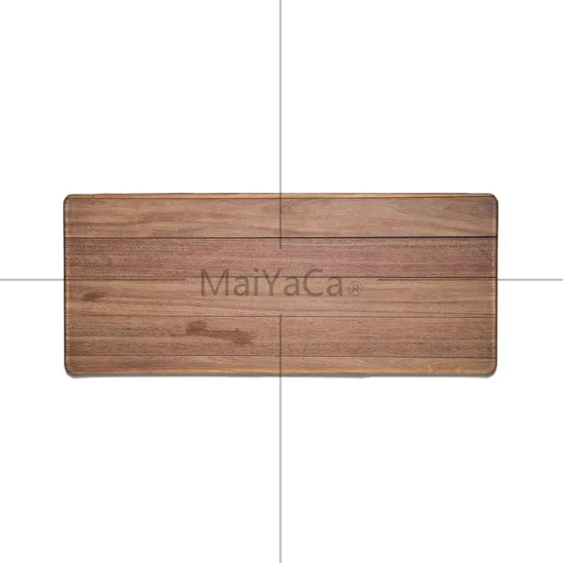 Maiyaca деревянная резиновая мышь прочная настольная коврик для мыши Нескользящая