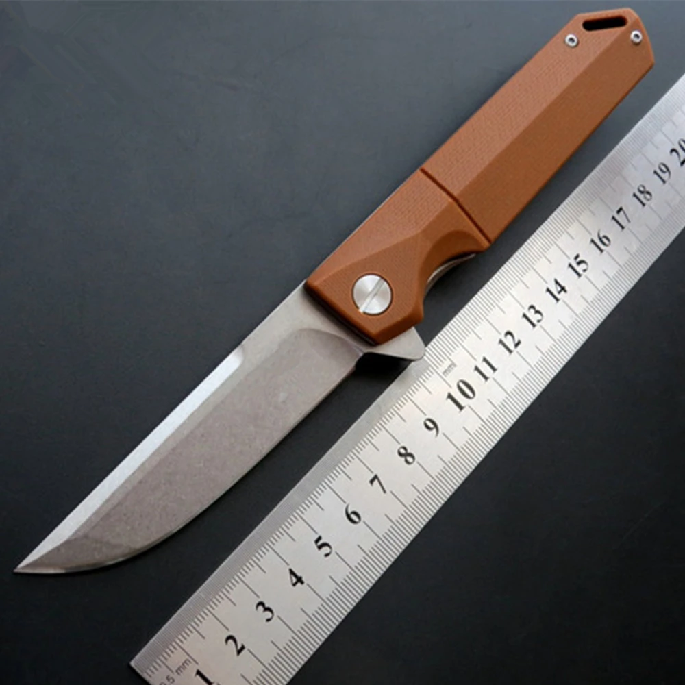 Karambit 58 59HRC шарикоподшипник G10 складной нож D2 лезвие Флиппер тактические карманные