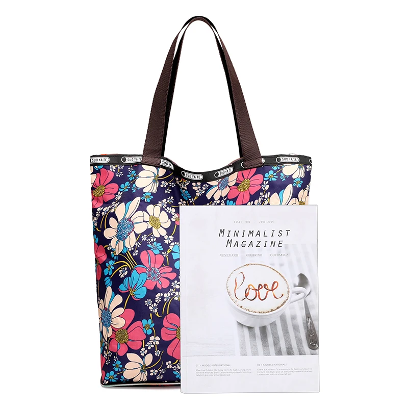 Женская Складная Сумка Magic Fish Большая вместительная сумка светильник из нейлона