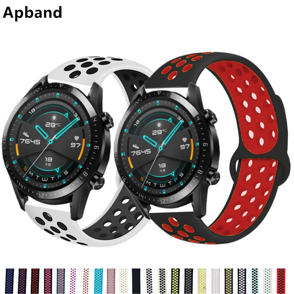

20mm/22mm watch band For Samsung gear s3 Frontier/S2/Active 2 Strap bracelet Huawei GT/2/2E/Pro Galaxy watch 3 45mm 46mm/42mm