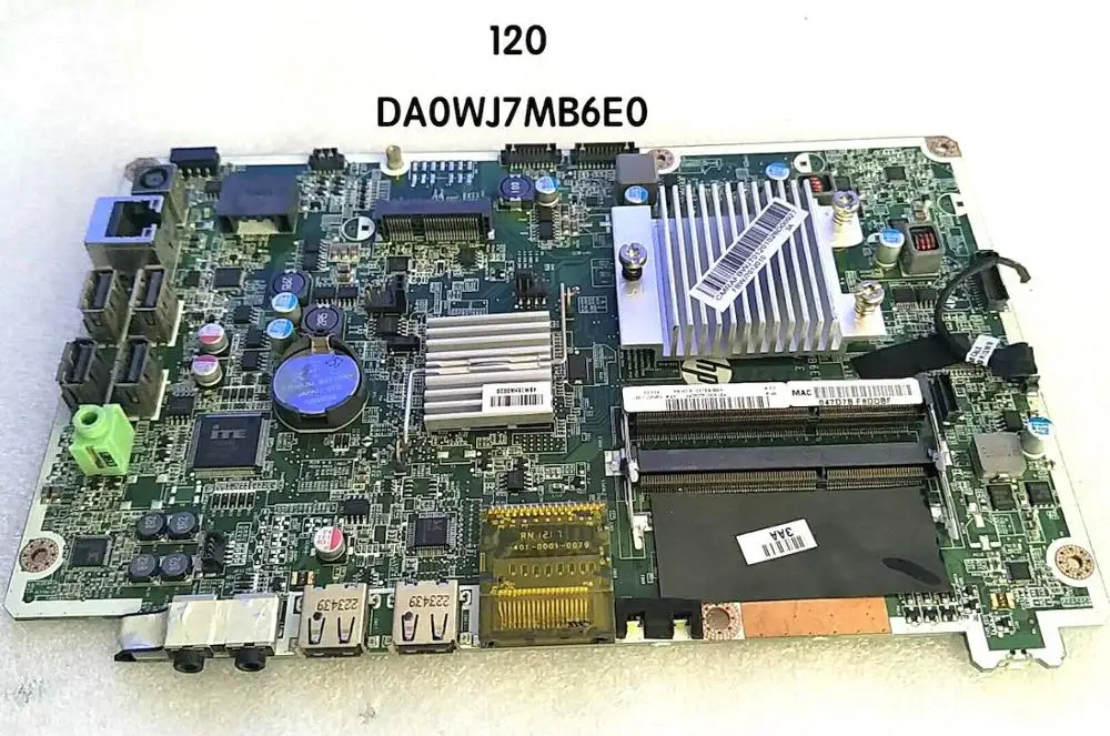 Материнская плата 646907 001 для HP Omni 120 материнская AIO DA0WJ7MB6E0 100% протестированная