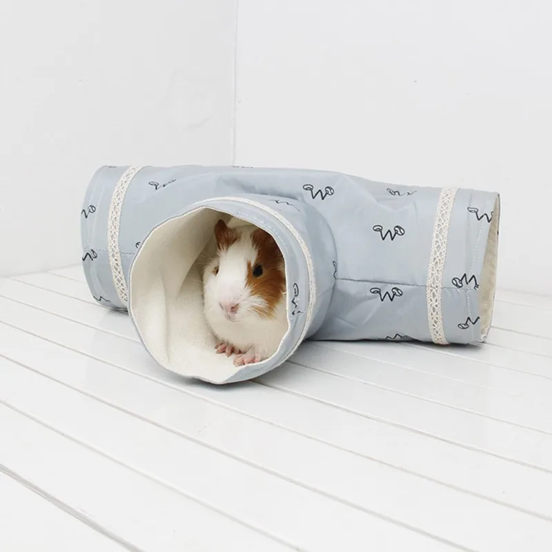 Маленький туннель для животных трубы Гвинея свинка хомяк трехкомпонентный