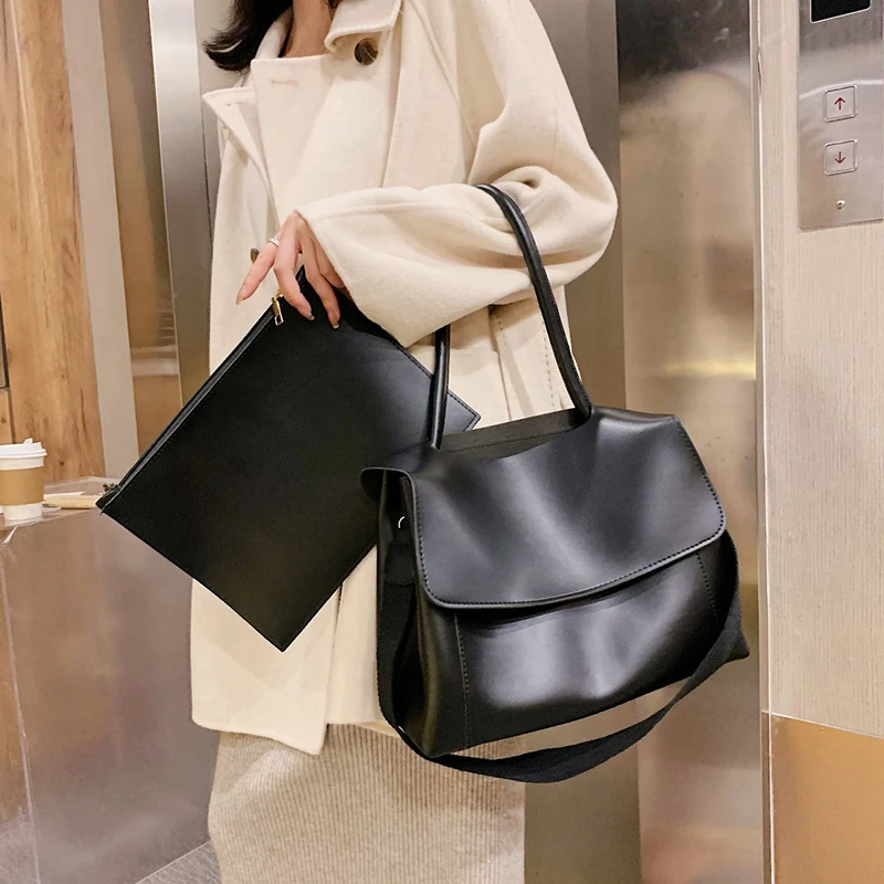 Повседневная Сумка-тоут зима 2020 женские сумки модные шикарные с широкими