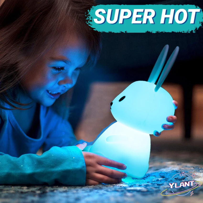 

YLANT LED Night LightBedroom Lamp Touch Sensor Room Decor Cute Gift for Kids Children